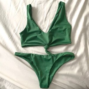 Lali and Layla Green Bikini Set